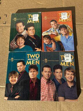 Two and a Half Men DVD Lot Seasons 3 5 6 8 Complete Season Sets Charlie Sheen